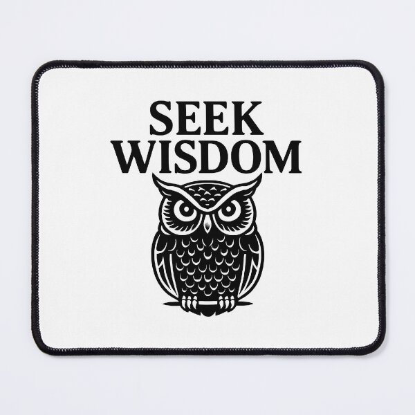 Item preview, Seek Wisdom Minimal Philosophy (Black Font) designed and sold by TshirtsLabs.