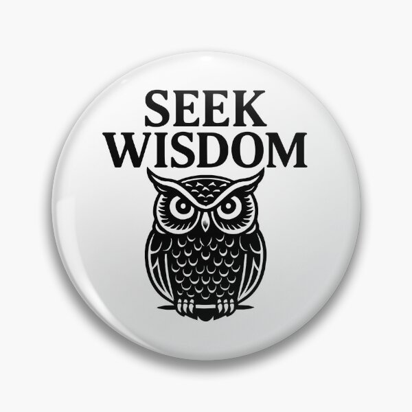 Item preview, Seek Wisdom Minimal Philosophy (Black Font) designed and sold by TshirtsLabs.