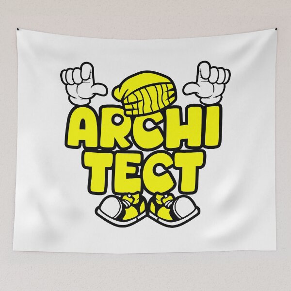 Item preview, Architect  - WORK Words Character Bold Retro designed and sold by NFTWords.