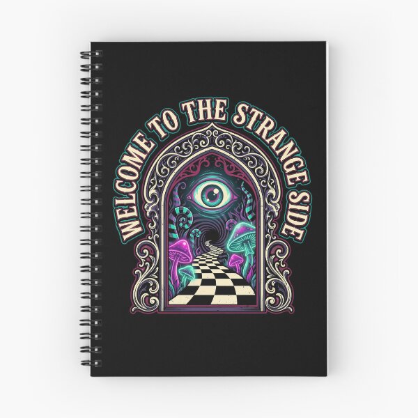 Item preview, Trippy Psychedelic Design | Welcome to the Strange Side | Neon Mushrooms Tee designed and sold by Anastasiia Yurevych.