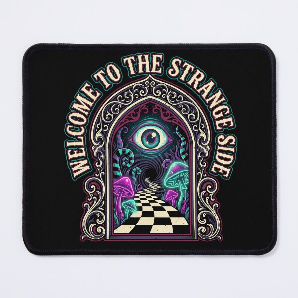 Item preview, Trippy Psychedelic Design | Welcome to the Strange Side | Neon Mushrooms Tee designed and sold by Anastasiia Yurevych.