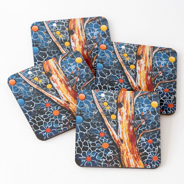 Item preview, Australian Ghost Gum Abstract Botanical Contemporary Wall Art Print designed and sold by GrinGalore.