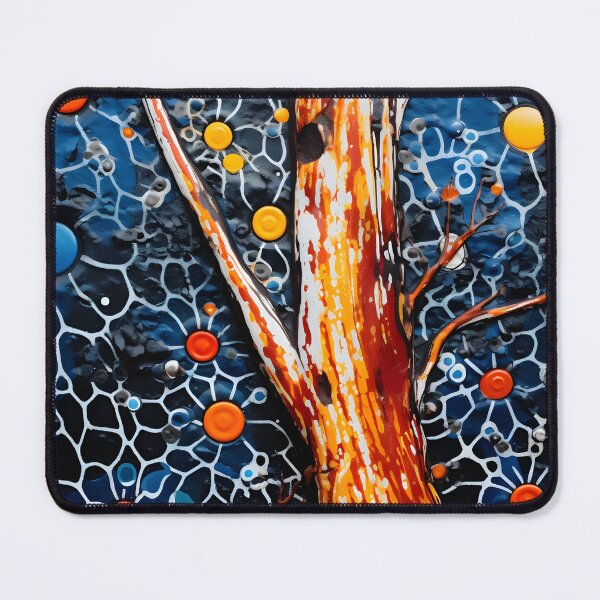Item preview, Australian Ghost Gum Abstract Botanical Contemporary Wall Art Print designed and sold by GrinGalore.