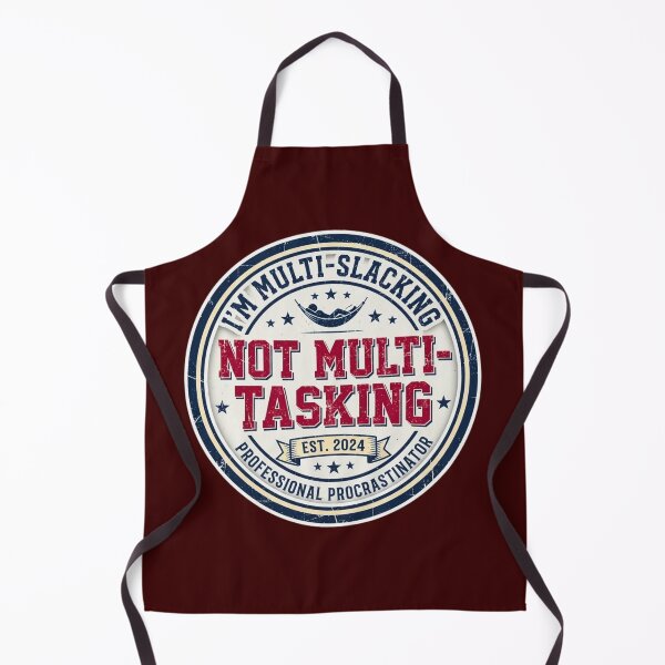 Item preview, Multi-Slacking Not Multi-Tasking Vintage Varsity Graphic designed and sold by HAPPY HARBOR DESIGN .