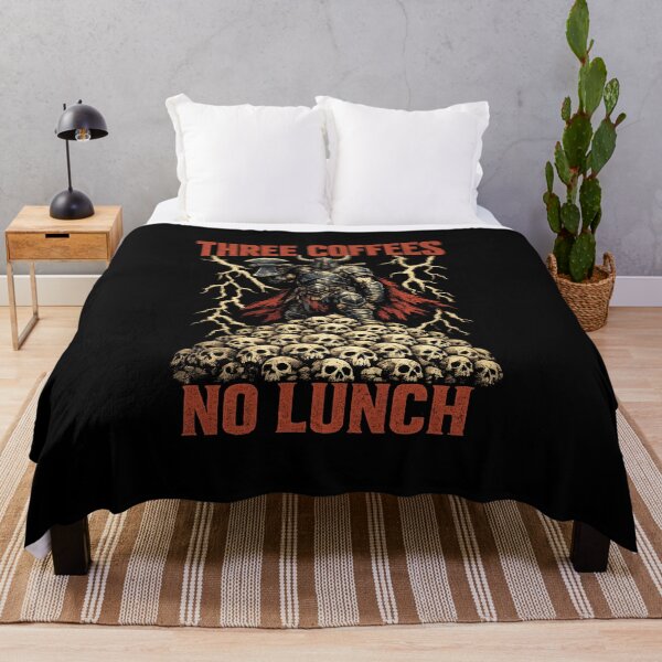 Item preview, Retro Funny Medieval Three Coffees No Lunch Sarcastic Work T-Shirt | Vintage Office Humor Graphic Gift designed and sold by Trendably.