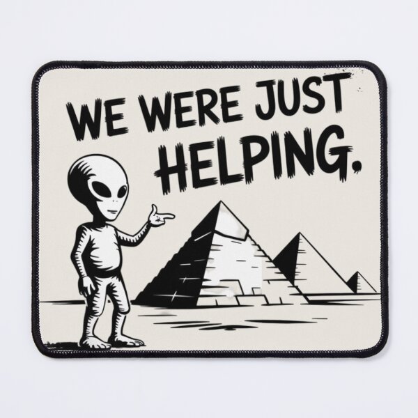 Item preview, Banksy Alien And The Pyramids - We Were Just Helping designed and sold by 123ks.