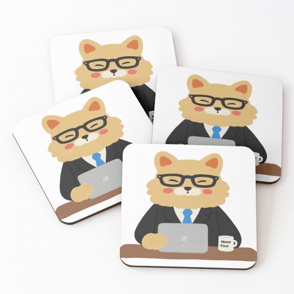 Item preview, Business Cat designed and sold by The Emoji Vibe.