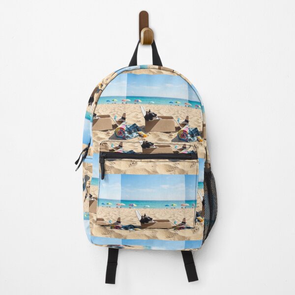 Item preview, Cat vacation relax on the beach designed and sold by tizorok1.