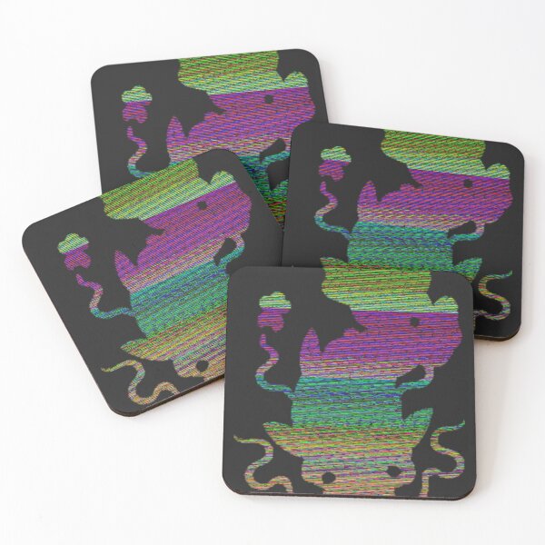 Item preview, Rainbow Glitch Cat designed and sold by ArtistryVisions.
