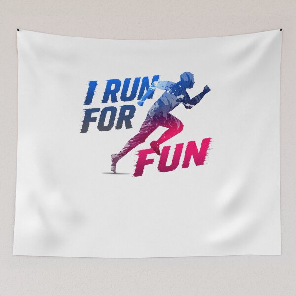 Item preview, I Run For Fun Runner Jogger Marathon Fitness Enthusiast designed and sold by RetroMini2026.