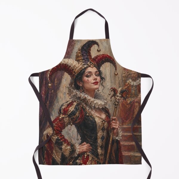 Item preview, Female Court Jester artwork. designed and sold by GalleryKauffeld.
