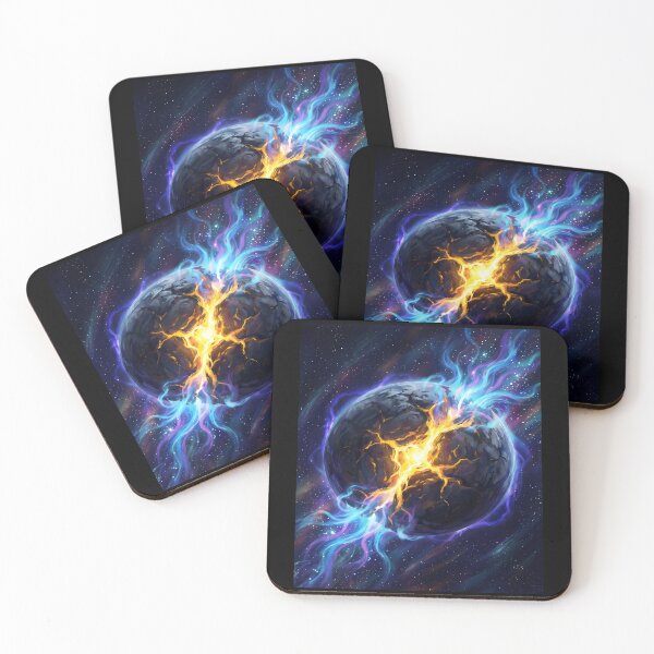Item preview, Exploding Planet in Space designed and sold by A-M-G-Shop.
