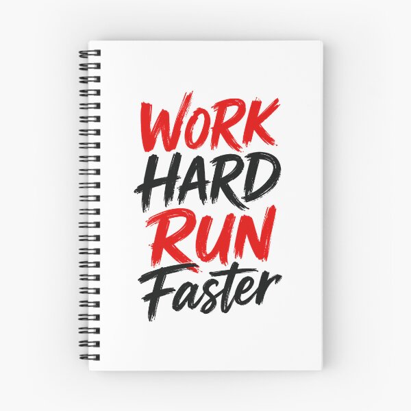 Item preview, Work Hard Run Faster Running Motivation Fitness Workout designed and sold by RetroMini2026.