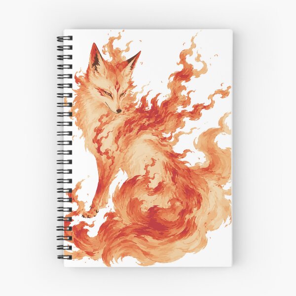 Item preview, Red Fox Spirit — Japanese Watercolor Fantasy Art Tee designed and sold by medicalkinoko.