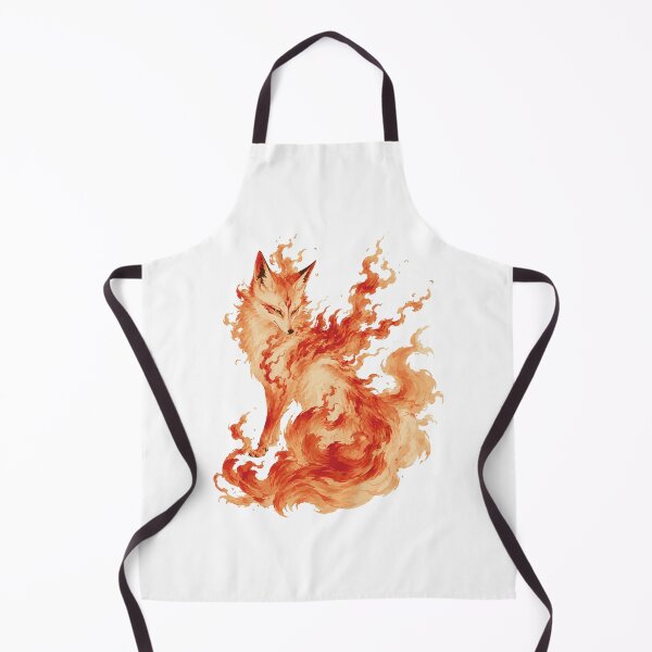 Item preview, Red Fox Spirit — Japanese Watercolor Fantasy Art Tee designed and sold by medicalkinoko.
