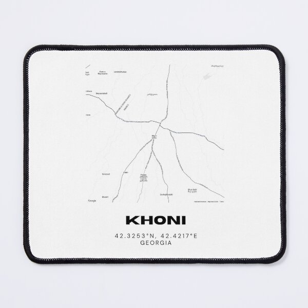 Item preview, Khoni Georgia Minimalist City Map with Coordinates | Modern Street Map Art Print designed and sold by RM-Journey.