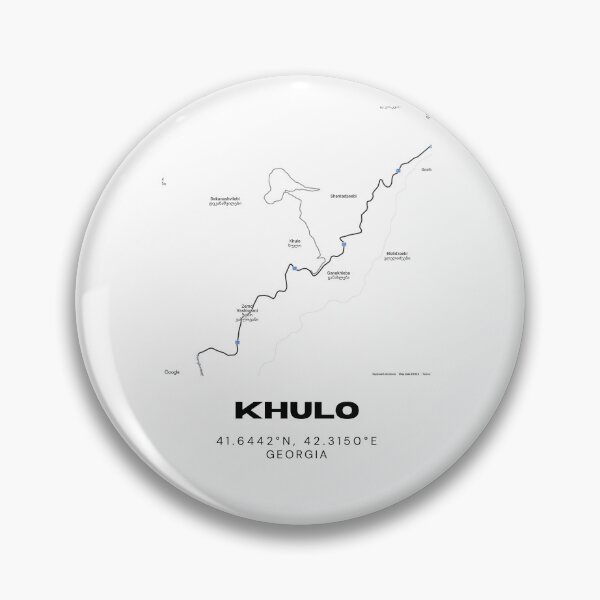 Item preview, Khulo Georgia Minimalist City Map with Coordinates | Modern Street Map Art Print designed and sold by RM-Journey.