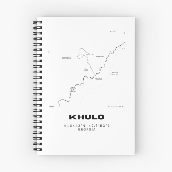 Item preview, Khulo Georgia Minimalist City Map with Coordinates | Modern Street Map Art Print designed and sold by RM-Journey.