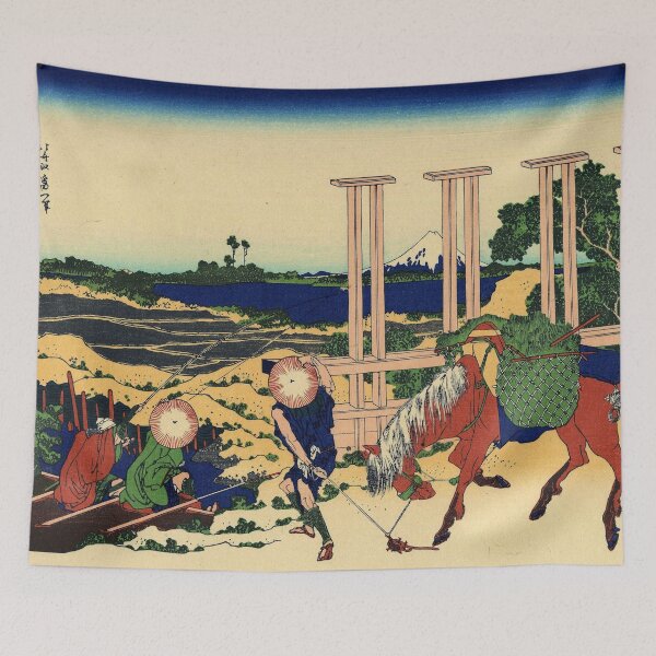 Artikelvorschau, Senju, Provinz Musashi - Katsushika Hokusai entworfen und verkauft von themasters.