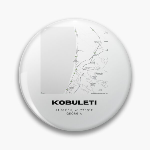 Item preview, Kobuleti Georgia Minimalist City Map with Coordinates | Modern Street Map Art Print designed and sold by RM-Journey.