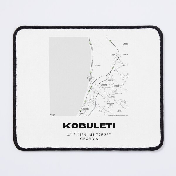 Item preview, Kobuleti Georgia Minimalist City Map with Coordinates | Modern Street Map Art Print designed and sold by RM-Journey.