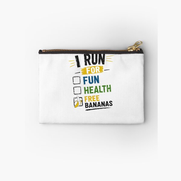 Item preview, I Run For Fun Health Free Bananas Runner Fitness Humor designed and sold by RetroMini2026.