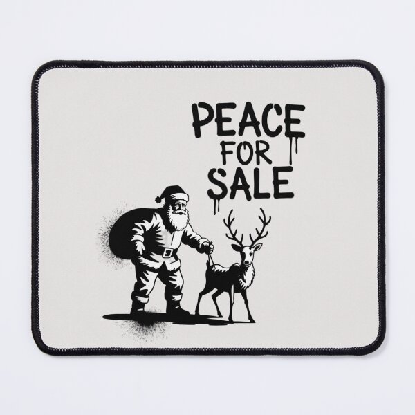 Item preview, Banksy Santa - Peace For Sale designed and sold by 123ks.
