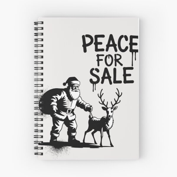 Item preview, Banksy Santa - Peace For Sale designed and sold by 123ks.