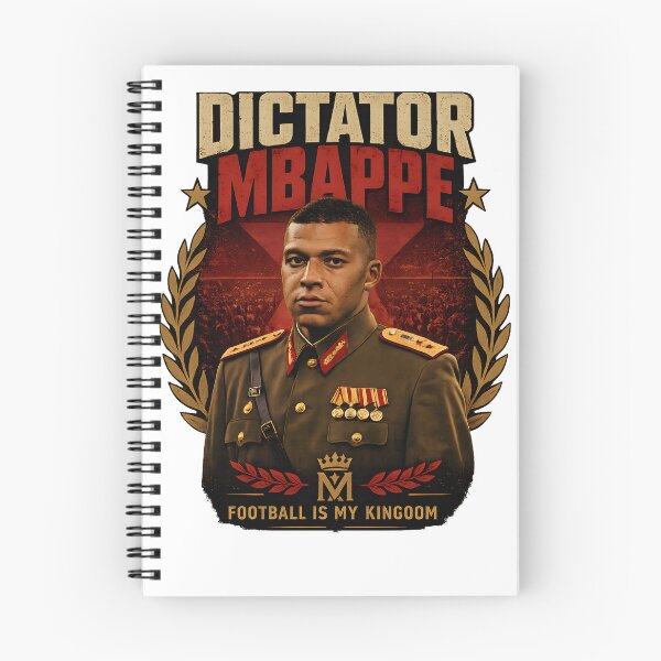 Item preview, Dictator Mbappe Vintage Football Meme Poster designed and sold by Sir FallDrift.