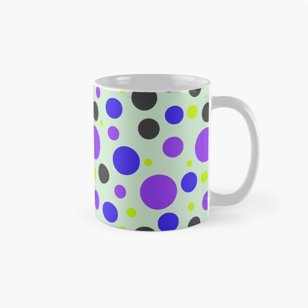 Item preview, Modern Neon Circle Pattern | Electric Purple & Blue Seamless Geometric Polka Dot Design designed and sold by ViviNyks.