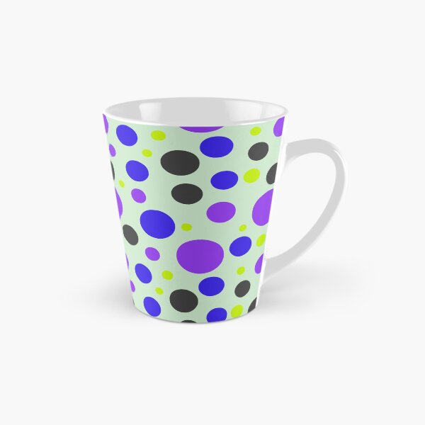 Aperçu de l'œuvre Motif Moderne à Cercles Néon | Design Géométrique Sans Couture Violet et Bleu créée et vendue par ViviNyks.