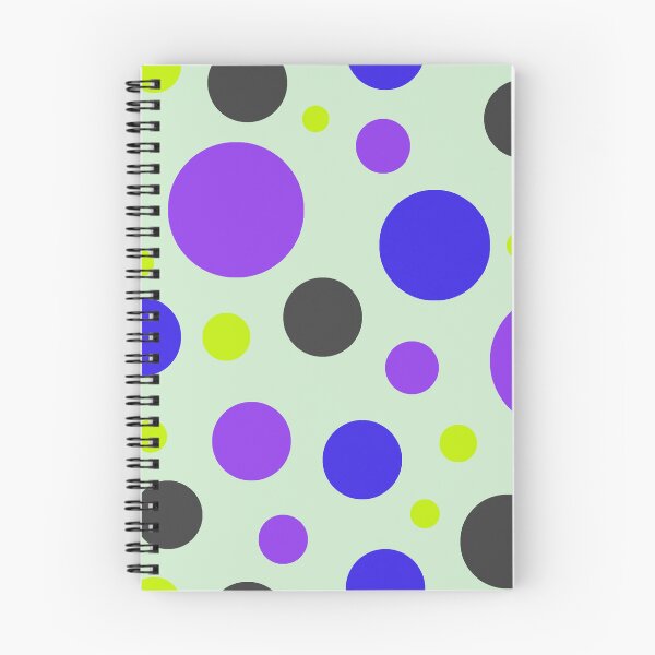 Item preview, Modern Neon Circle Pattern | Electric Purple & Blue Seamless Geometric Polka Dot Design designed and sold by ViviNyks.