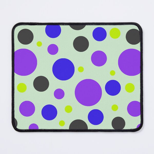 Item preview, Modern Neon Circle Pattern | Electric Purple & Blue Seamless Geometric Polka Dot Design designed and sold by ViviNyks.