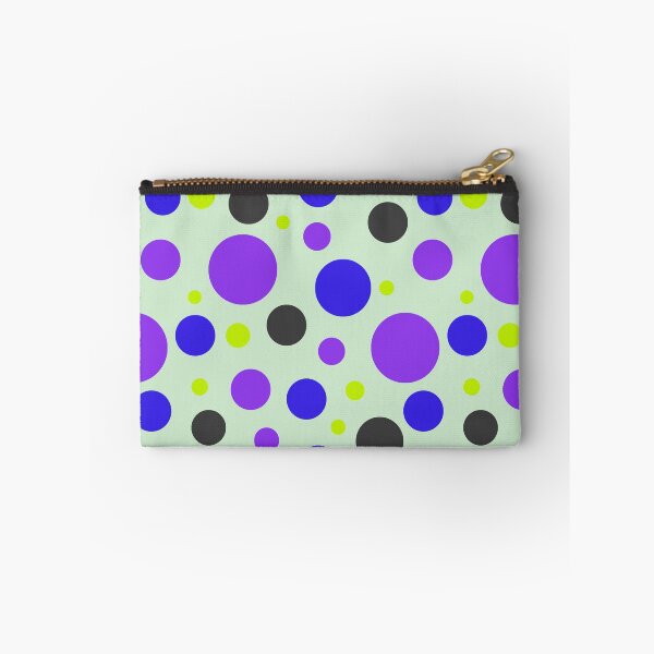 Item preview, Modern Neon Circle Pattern | Electric Purple & Blue Seamless Geometric Polka Dot Design designed and sold by ViviNyks.