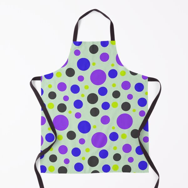 Item preview, Modern Neon Circle Pattern | Electric Purple & Blue Seamless Geometric Polka Dot Design designed and sold by ViviNyks.