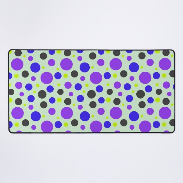 Item preview, Modern Neon Circle Pattern | Electric Purple & Blue Seamless Geometric Polka Dot Design designed and sold by ViviNyks.