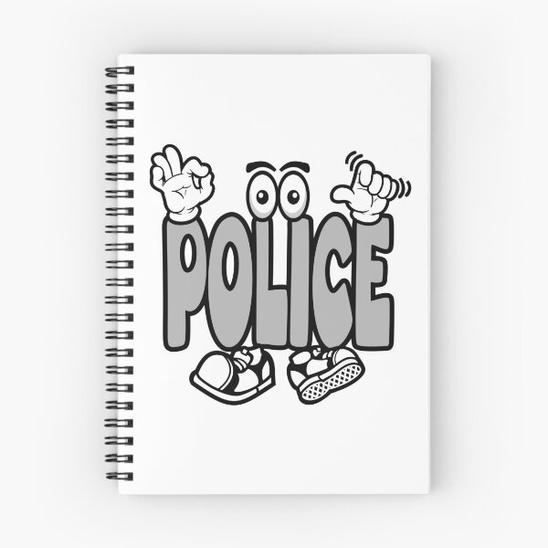 Item preview, Police - WORK Street Lettering Cartoon Character  designed and sold by NFTWords.