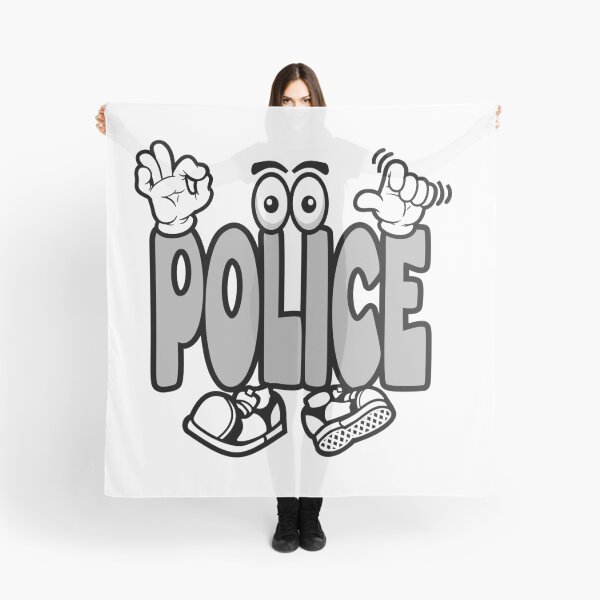 Item preview, Police - WORK Street Lettering Cartoon Character designed and sold by NFTWords.