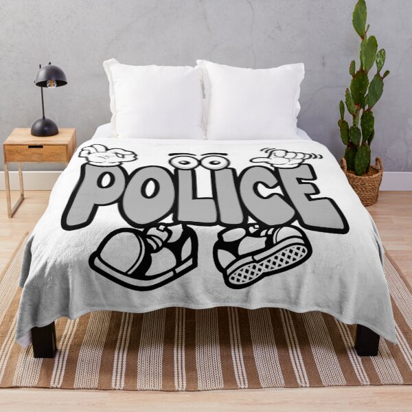 Item preview, Police - WORK Street Lettering Cartoon Character designed and sold by NFTWords.