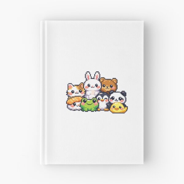 Item preview, Cozy Pixel Art Cute Animal Friends Cluster designed and sold by Trionda_Shop.