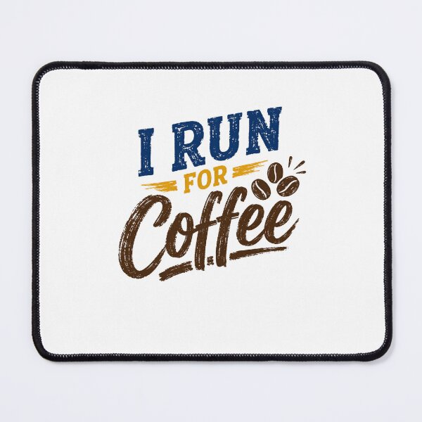 Item preview, I Run For Coffee Runner Coffee Lover Marathon Jogger designed and sold by RetroMini2026.