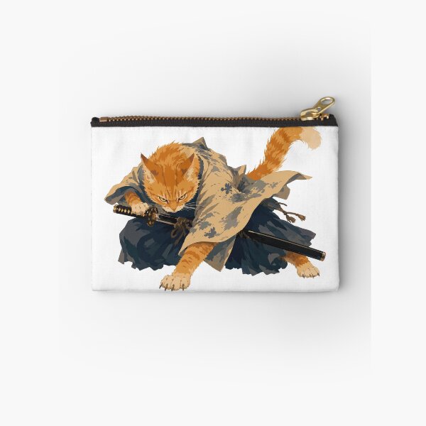Item preview, Cat Samurai — Orange Tabby Warrior Watercolor Art Tee designed and sold by medicalkinoko.