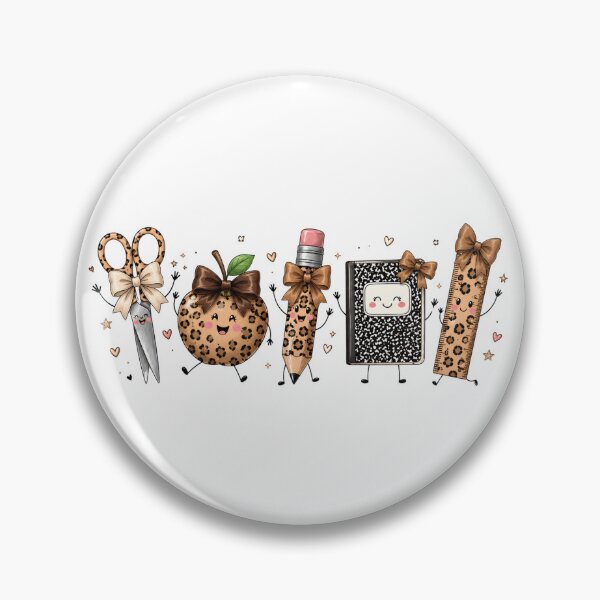 Item preview, Leopard Teacher School Supply Characters Back To School  designed and sold by VGAfanatic.