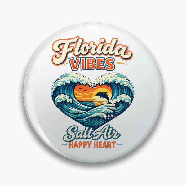 Item preview, Salt Air Happy Heart Florida Vibes designed and sold by DPBTees70.