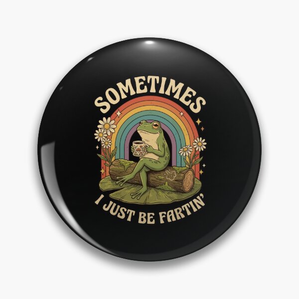 Item preview, Sometimes I Just Be Fartin' Frog T-Shirt designed and sold by stmpdwrld.