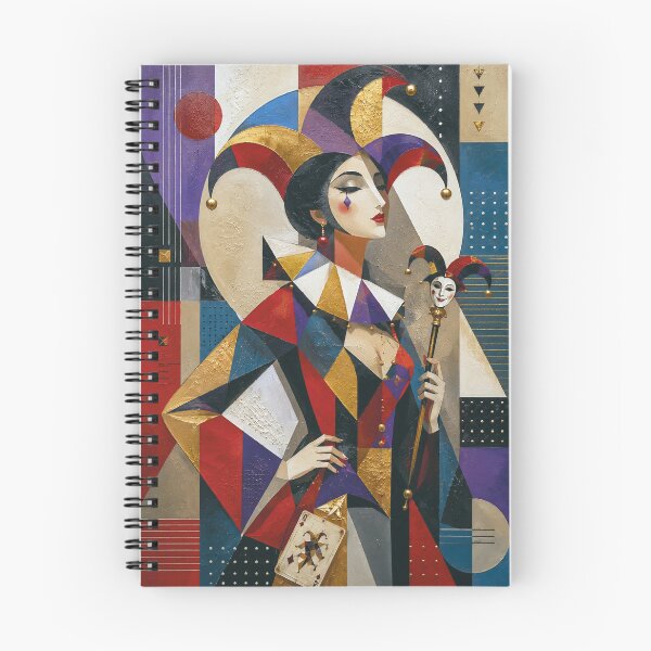 Item preview, Female Court Jester artwork. designed and sold by GalleryKauffeld.