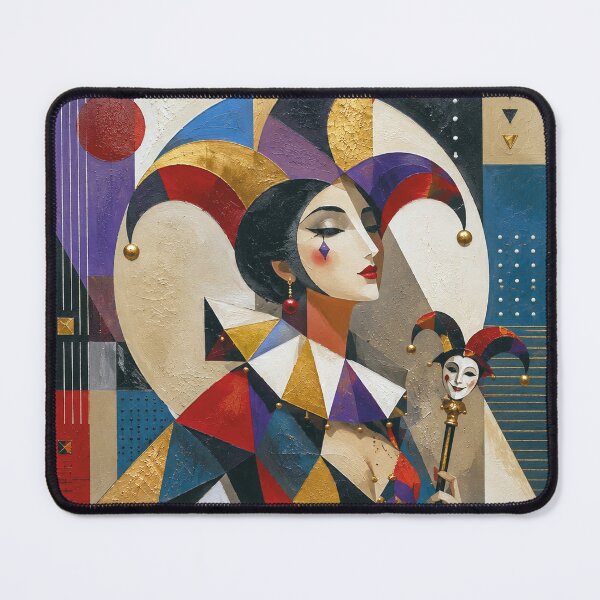 Item preview, Female Court Jester artwork. designed and sold by GalleryKauffeld.