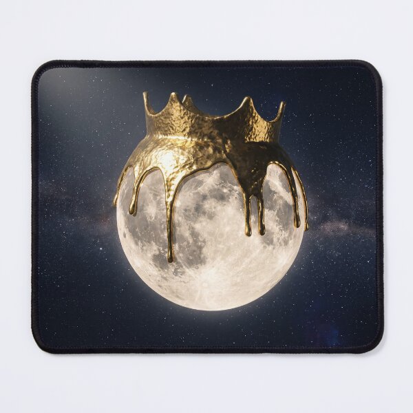 Item preview, Planet Guardian Holding Glowing moon in Space designed and sold by ASTRAL ART LAB.