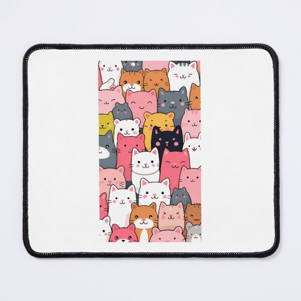 Item preview, Cute Kawaii Cat Pattern Phone Case designed and sold by MoodPopz Studio.