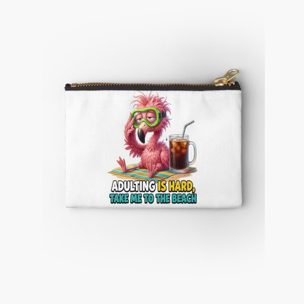 Item preview, Adulting Flamingo Beach designed and sold by mo-carnival.